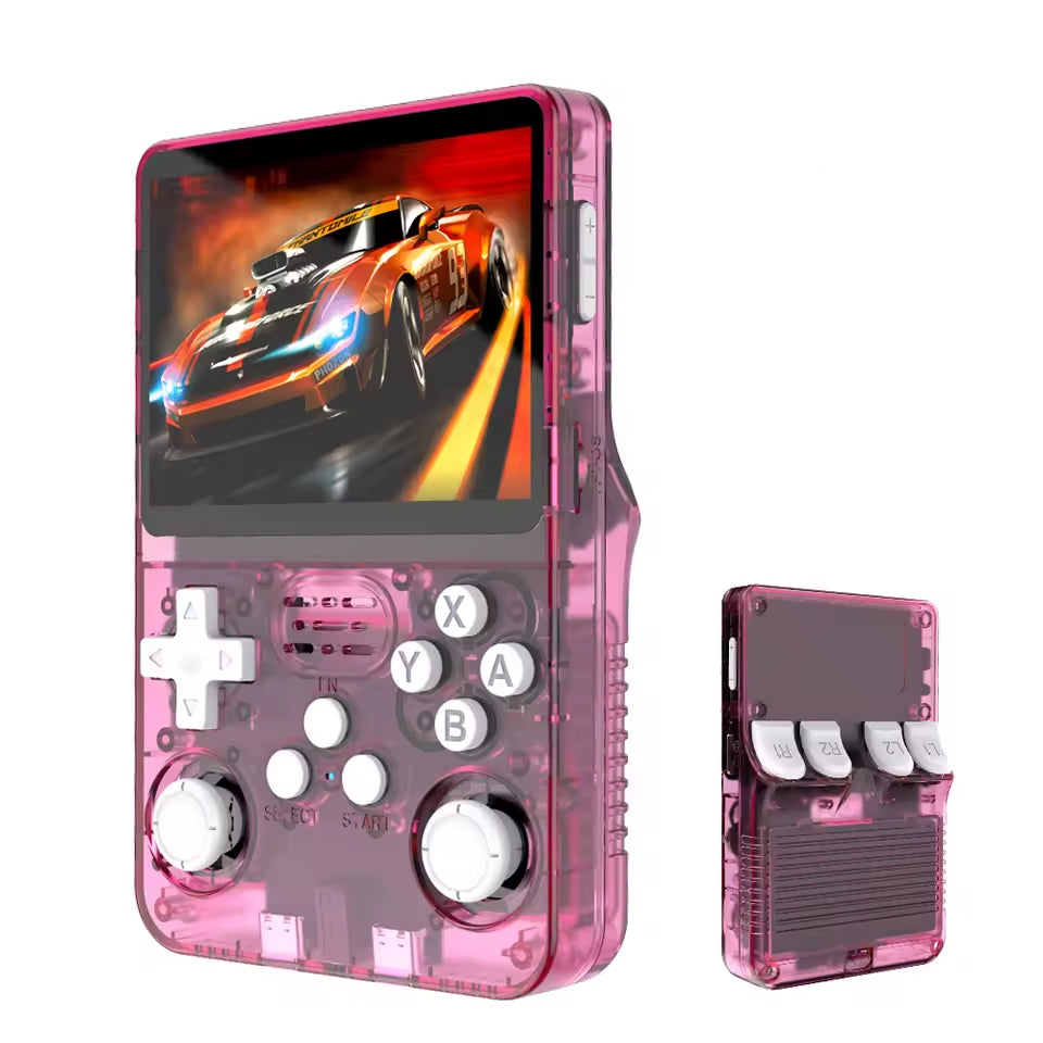 R36S Console Transparent Pink