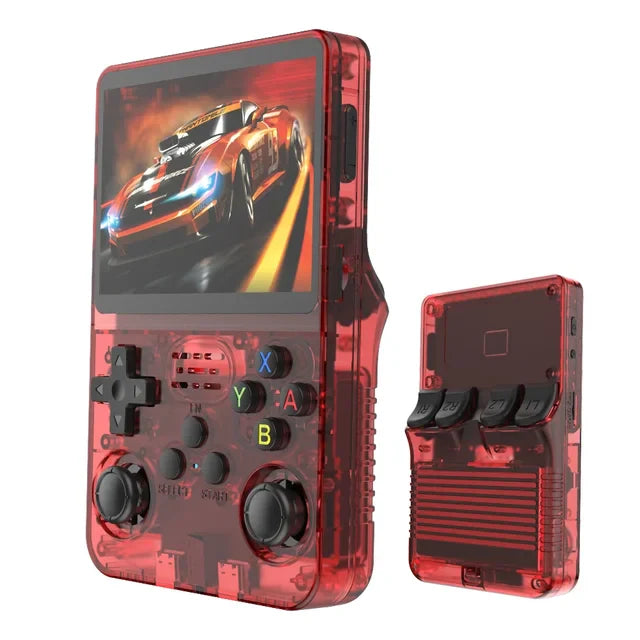 R36S Console Transparent Red