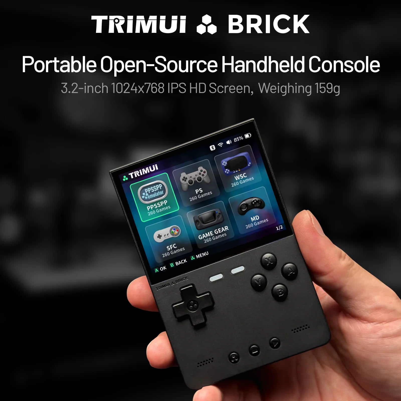 TRIMUI BRICK Handheld Game Console