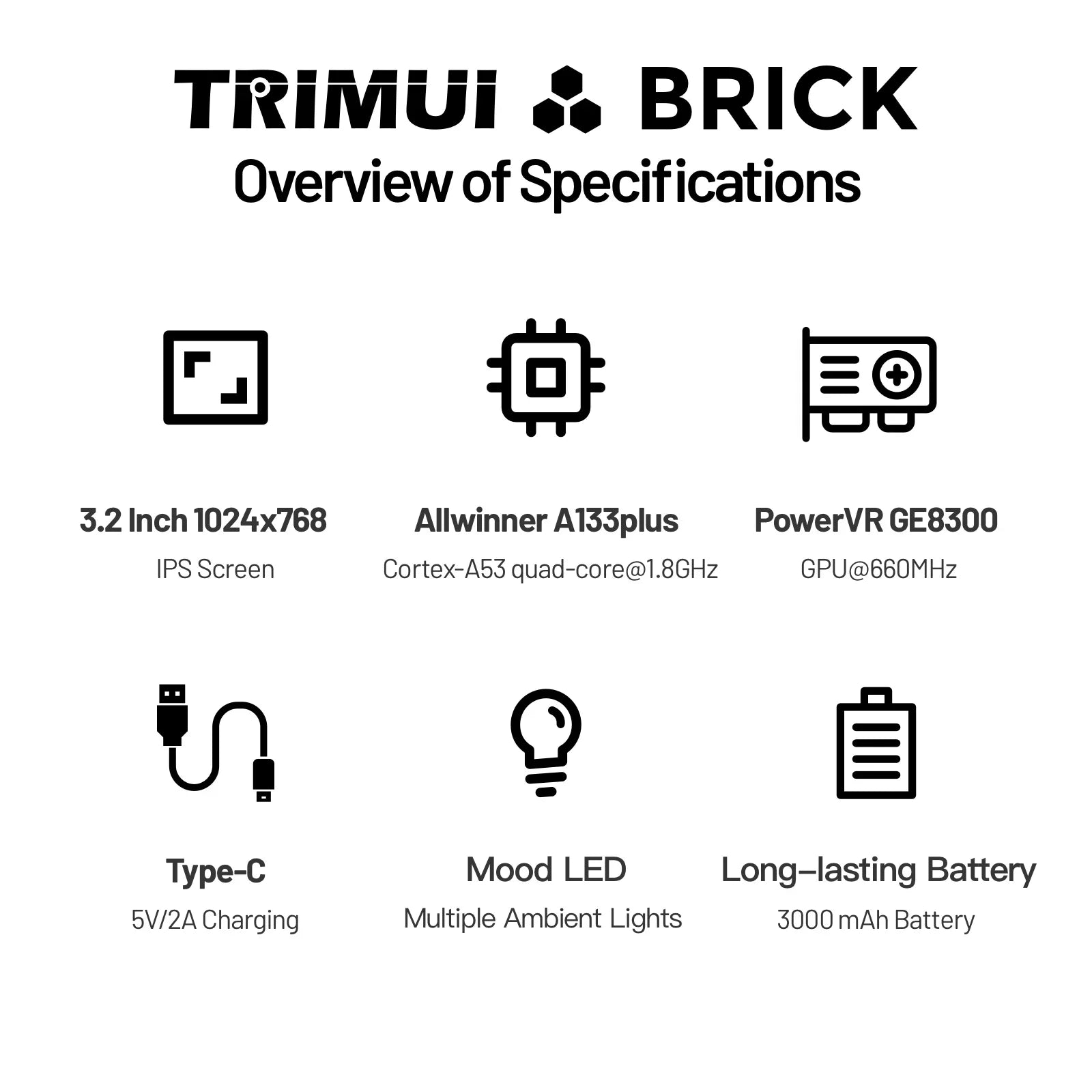 TRIMUI BRICK Handheld Game Console