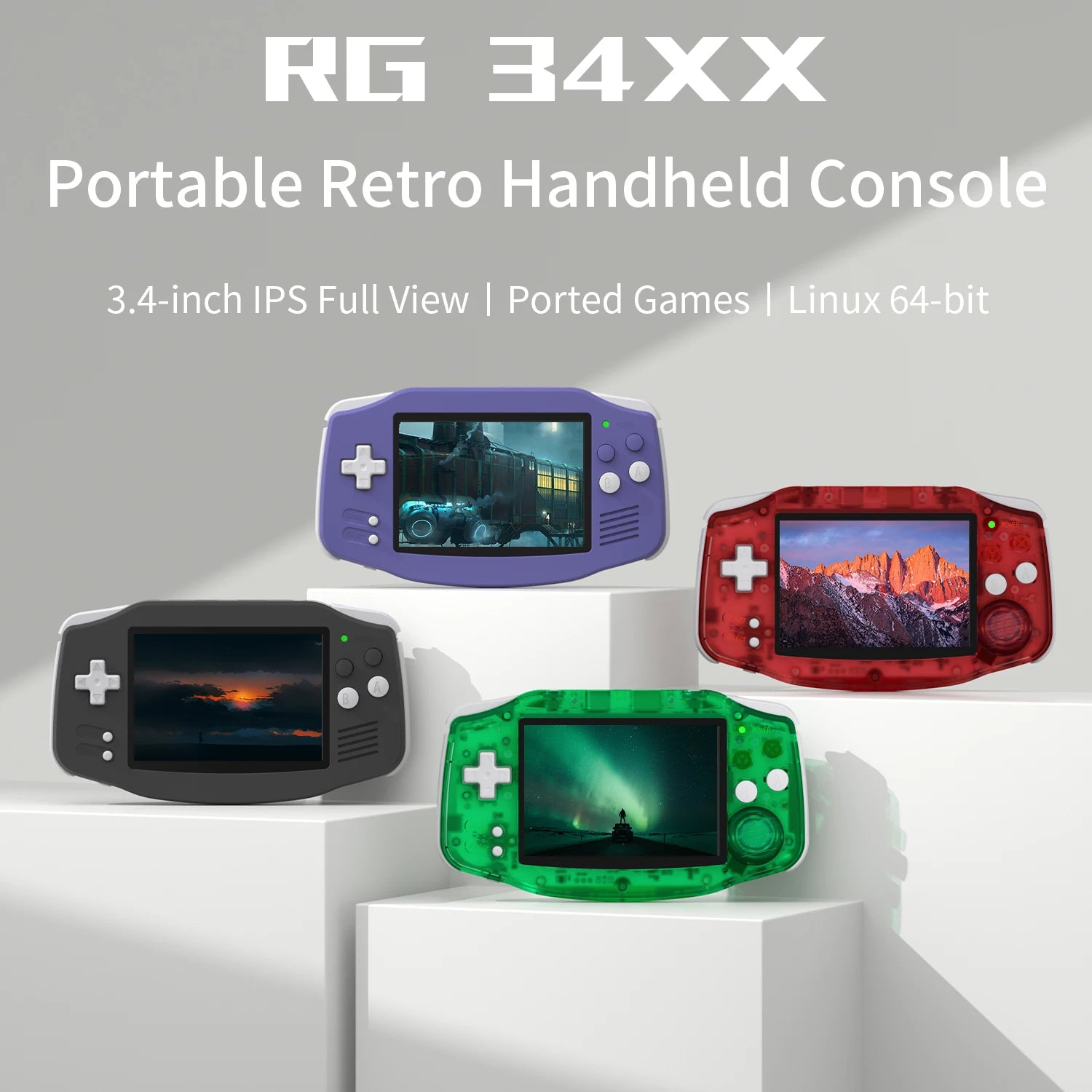 ANBERNIC RG 34XX Handheld Game Console
