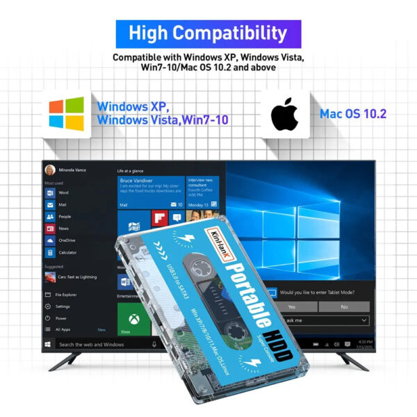 KINHANK Portable Super HDD Game Console